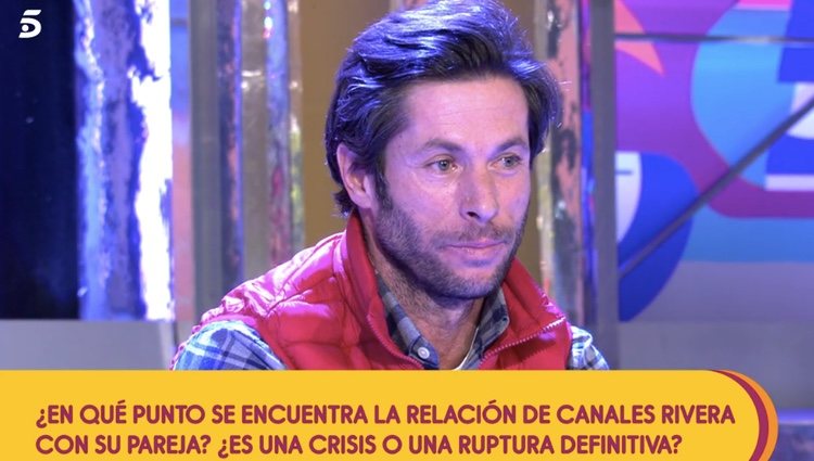 Canales Rivera hablando de su novia Isabel en 'Sálvame' / Telecinco.es