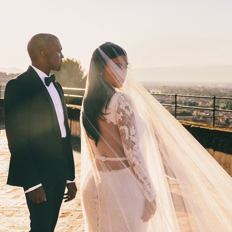 Kim Kardashian y Kanye West se casaron en 2014 | Foto: Instagram @kimkardashian