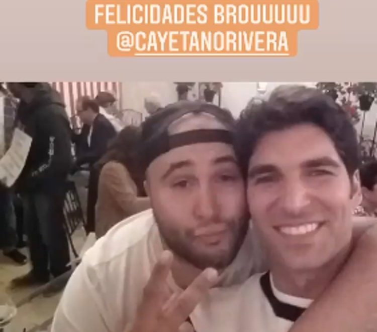 La felicitación de Kiko Rivera a Cayetano Rivera / Instagram