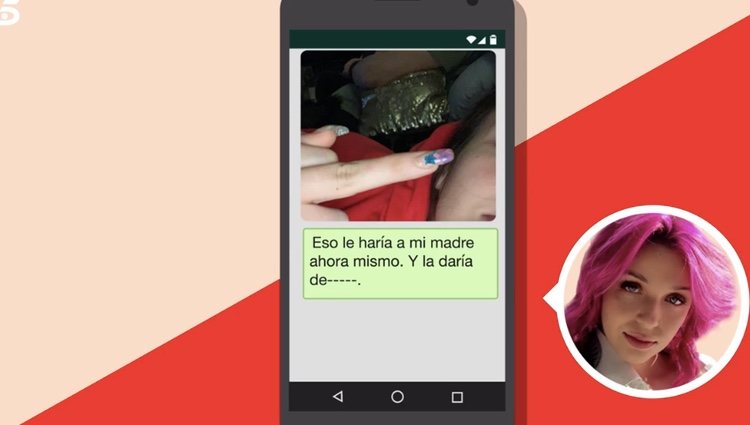 Los mensajes que 'Sálvame' ha emitido de Zayra | Foto: telecinco.es