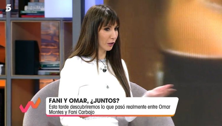 Fani Carbajo hablando de Omar Montes en 'Viva la vida' / Telecinco.es