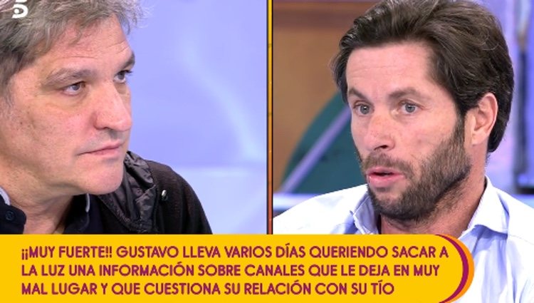 Canales Rivera contestando a los audios aportados por Gustavo González / Telecinco.es