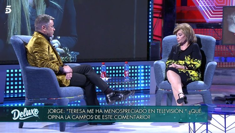 Jorge Javier Vázquez y María Teresa Campos en su reencuentro / Telecinco.es