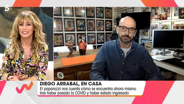 Emma García conectando con Diego Arrabal / Telecinco.es