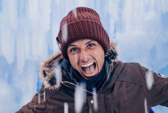 Chicharito durante su viaje a la nieve/ Foto: Instagram