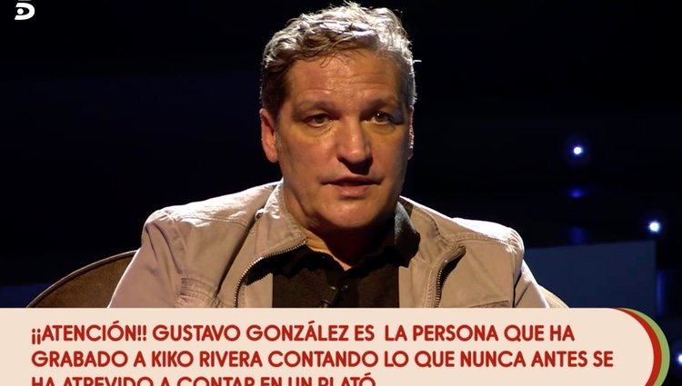 Gustavo González hablando de la entrevista que realizó | Foto: telecinco.es