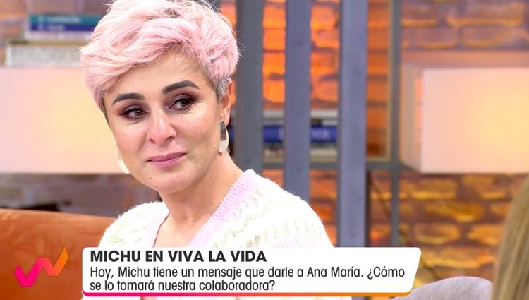 Ana María Aldón emocionada con las palabras de Michu /Foto: telecinco.es