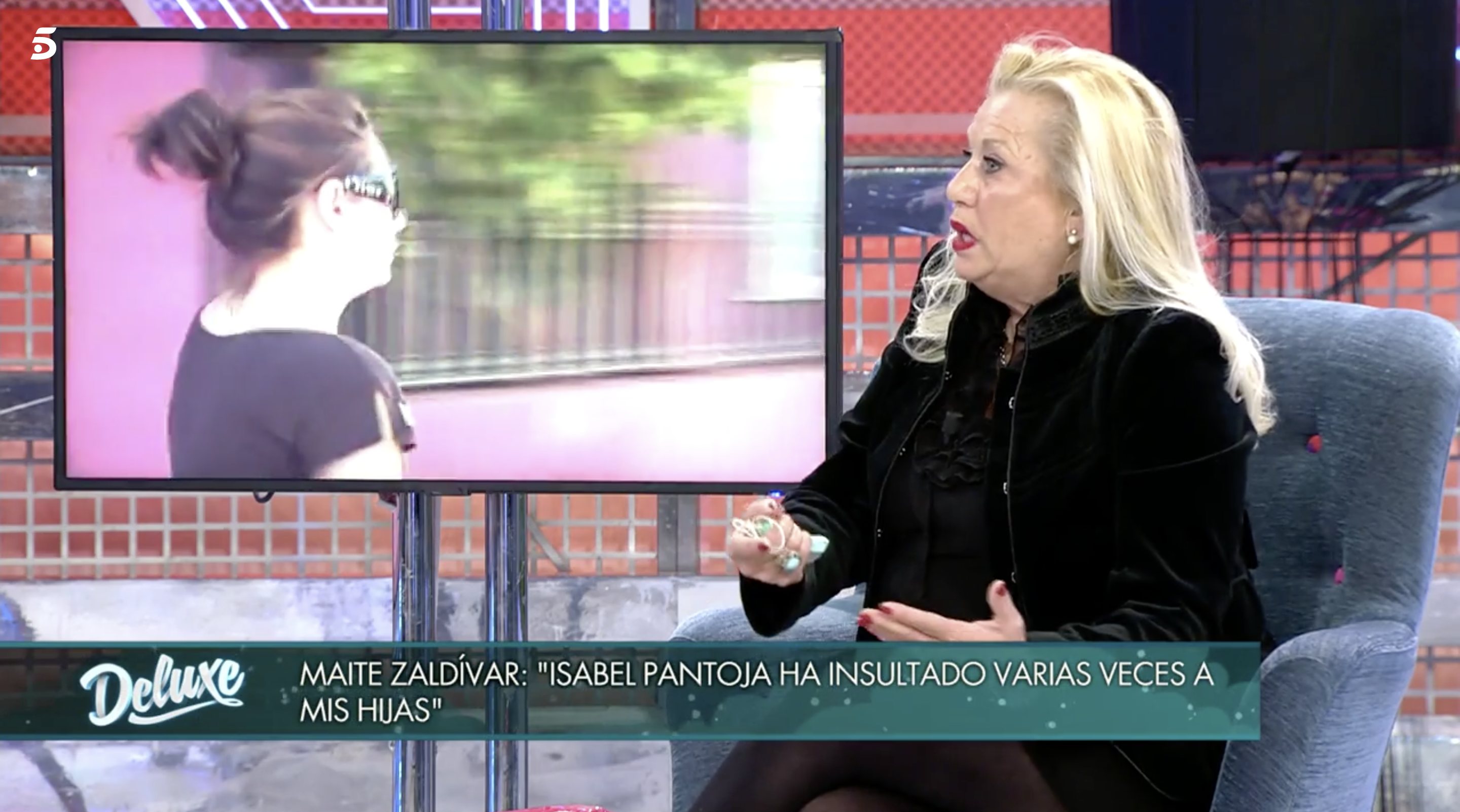 Mayte Zaldívar asegura que Isabel Pantoja insultó a sus hijas | Foto: Telecinco.es