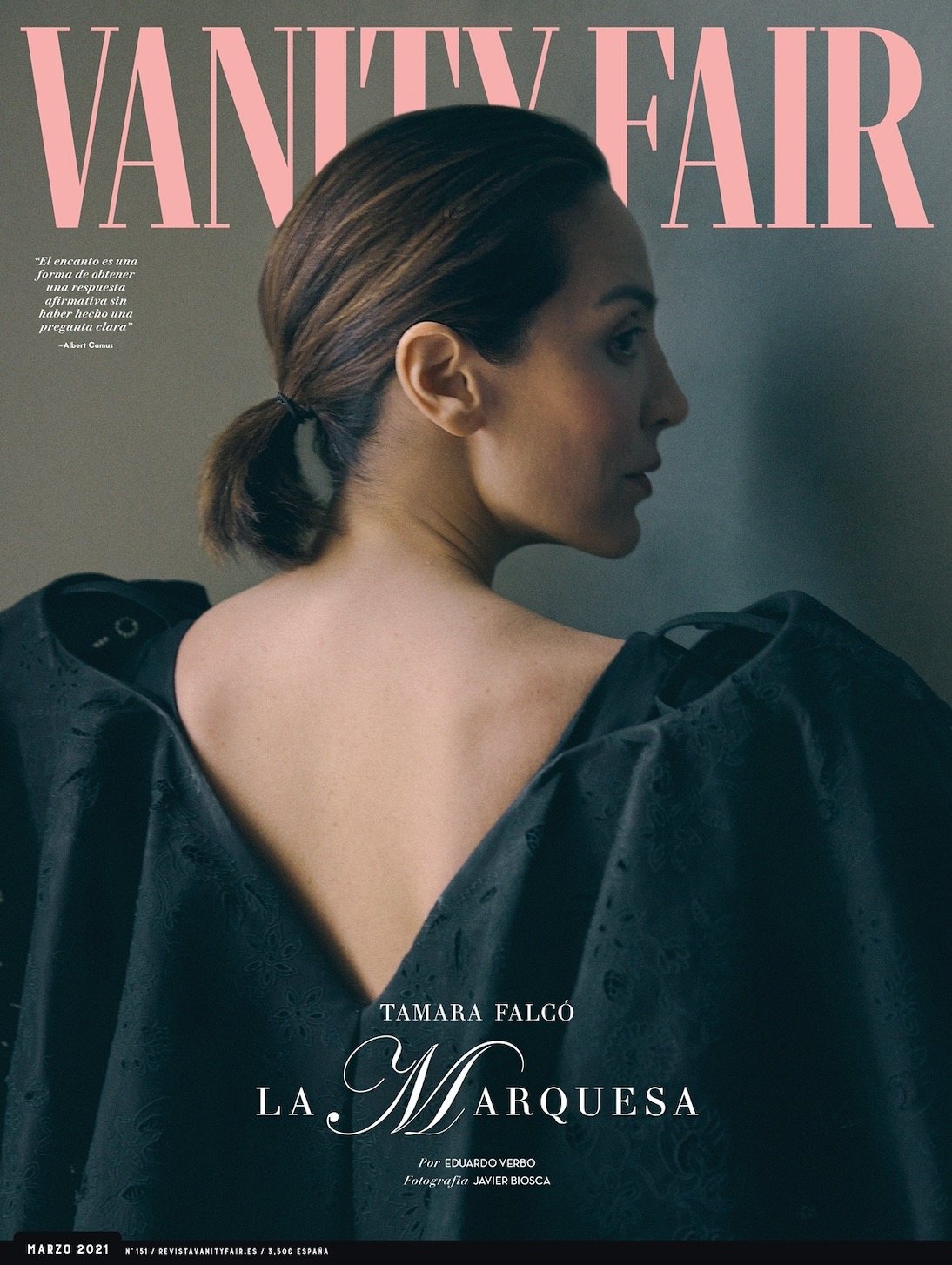 Tamara Falcó en la portada de Vanity Fair