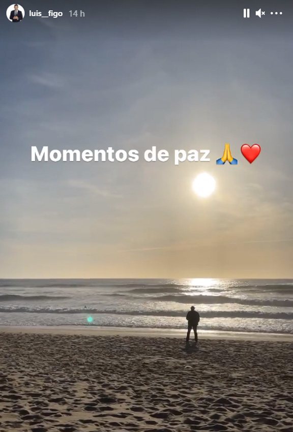 Luis Figo vuelve a Portugal para despedir a su madre/ Foto: Instagram