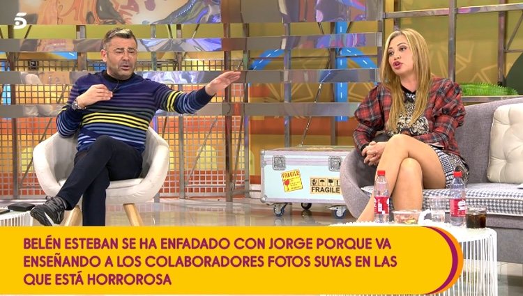 Jorge Javier reprochando su actitud a Belén Esteban / Telecinco.es