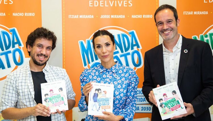 Jorge Miranda, Itziar Miranda y Nacho Rubio, autores de los Cuentos de Miranda y Tato