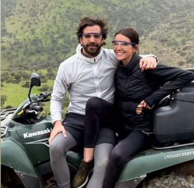 Noelia López con su novio en el campo/ Foto: Instagram