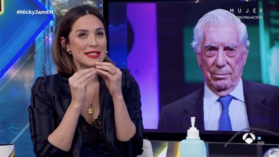 Tamara Falcó en 'El Hormiguero' hablando de Mario Vargas Llosa/ Foto: Antena 3