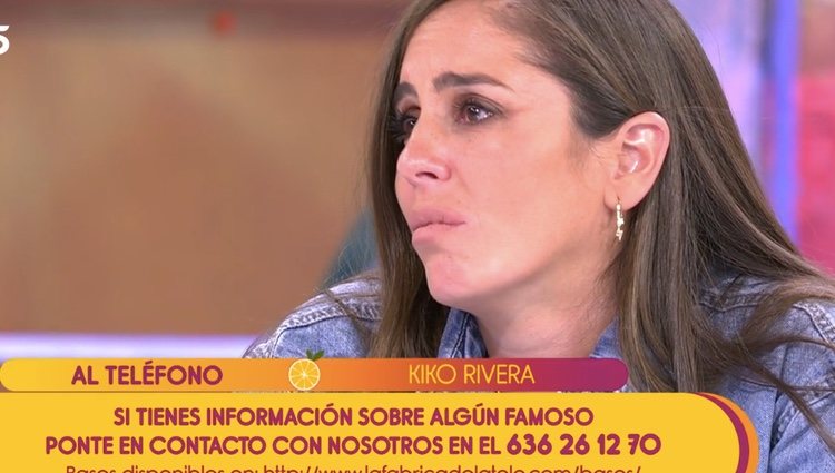 Anabel Pantoja se emociona al escuchar a Kiko Rivera | Foto: telecinco.es