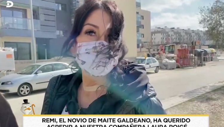 Maite Galdeano se disculpa por la situación | Foto: telecinco.es