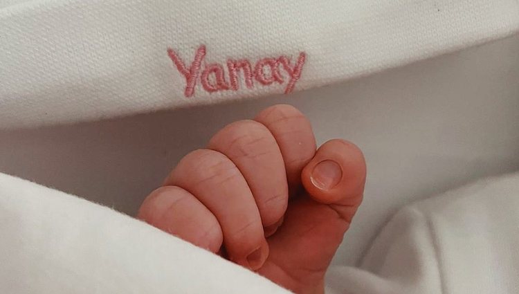 La foto con la que Edurne y David de Gea anunciaron el nacimiento de Yanay / Instagram
