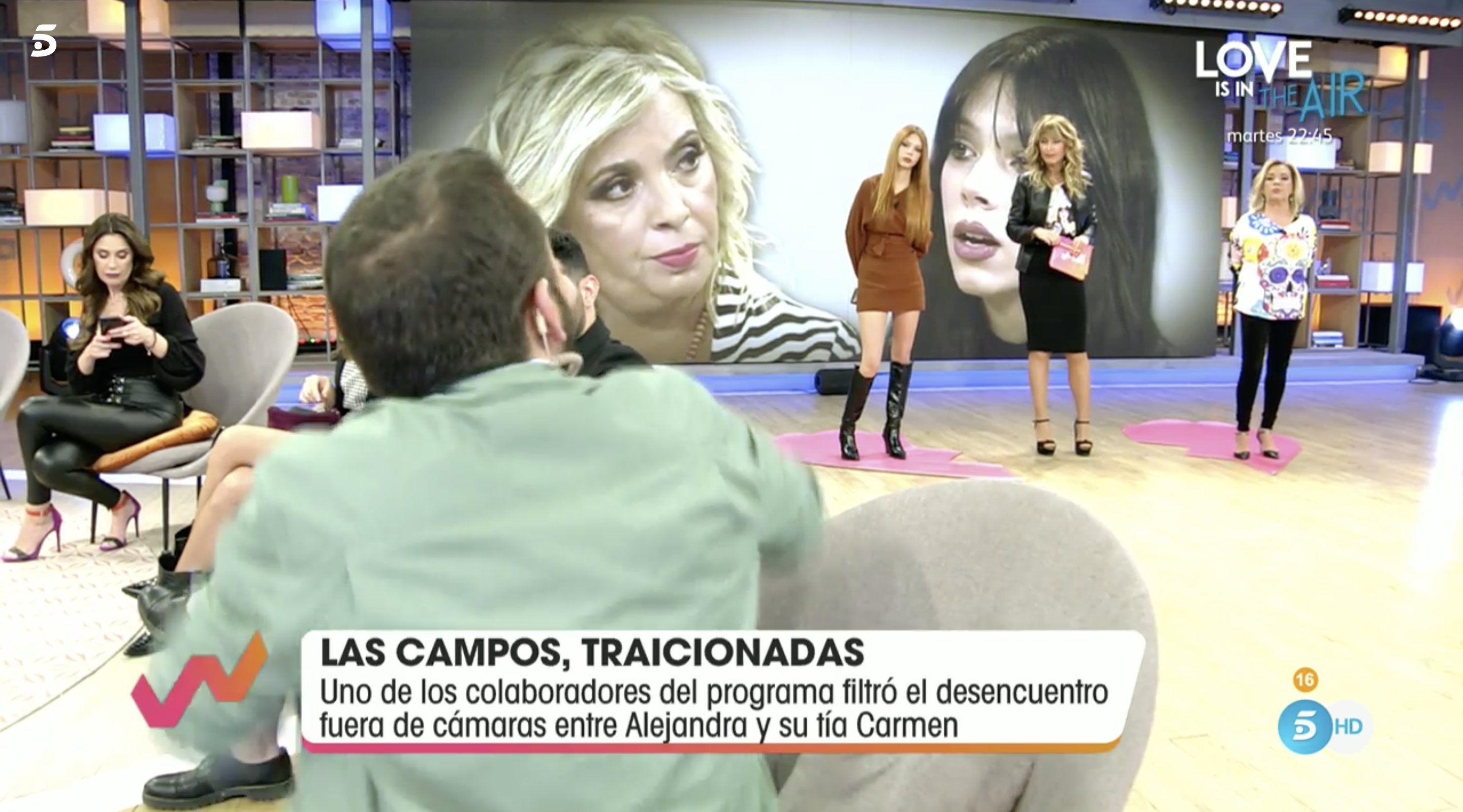 Carmen Borrego y Alejandra Rubio, indignadas por la filtración de su pelea | Foto: Telecinco.es