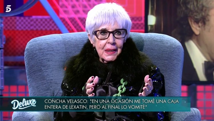 Concha Velasco hablando de Paco Marsó / Telecinco.es