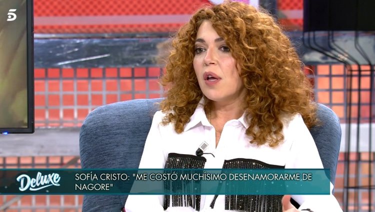 Sofía Cristo hablando de cómo es su relación con Nagore Robles / Telecinco.es