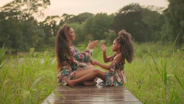 Beyoncé y Blue Ivy en 'Brown Skin Girl'