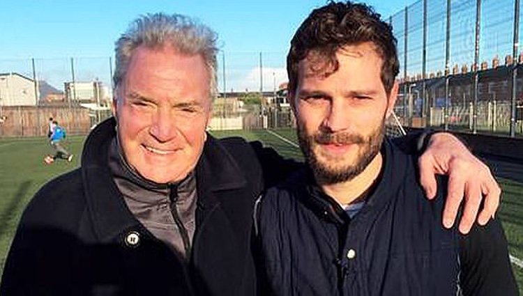 Jamie Dornan con su padre Jim Dornan | Instagram