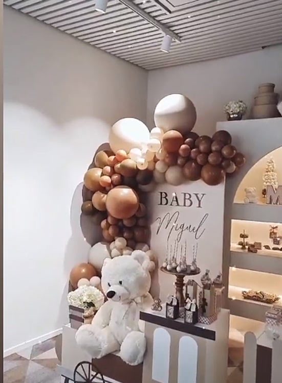 Algunos detalles de la baby shower de Paula Echevarría/ Foto: Instagram
