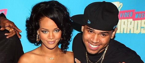 Rihanna y Chris Brown en los VMA 2007