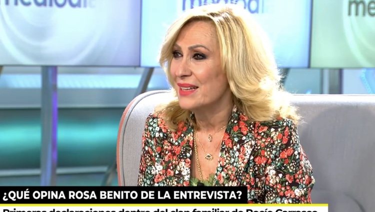 Rosa Benito en 'Ya es mediodía' | Foto: telecinco.es