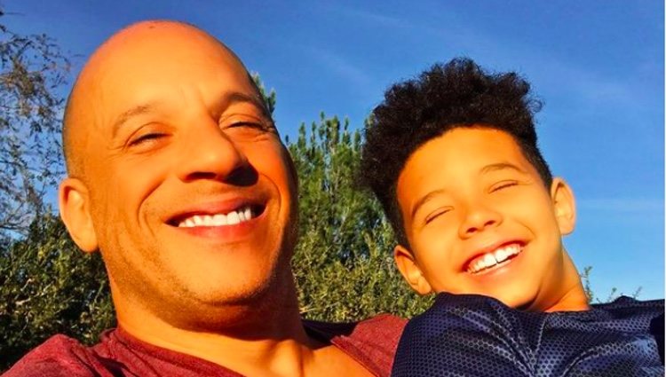 Vin Diesel junto a su hijo. / Foto: Instagram 