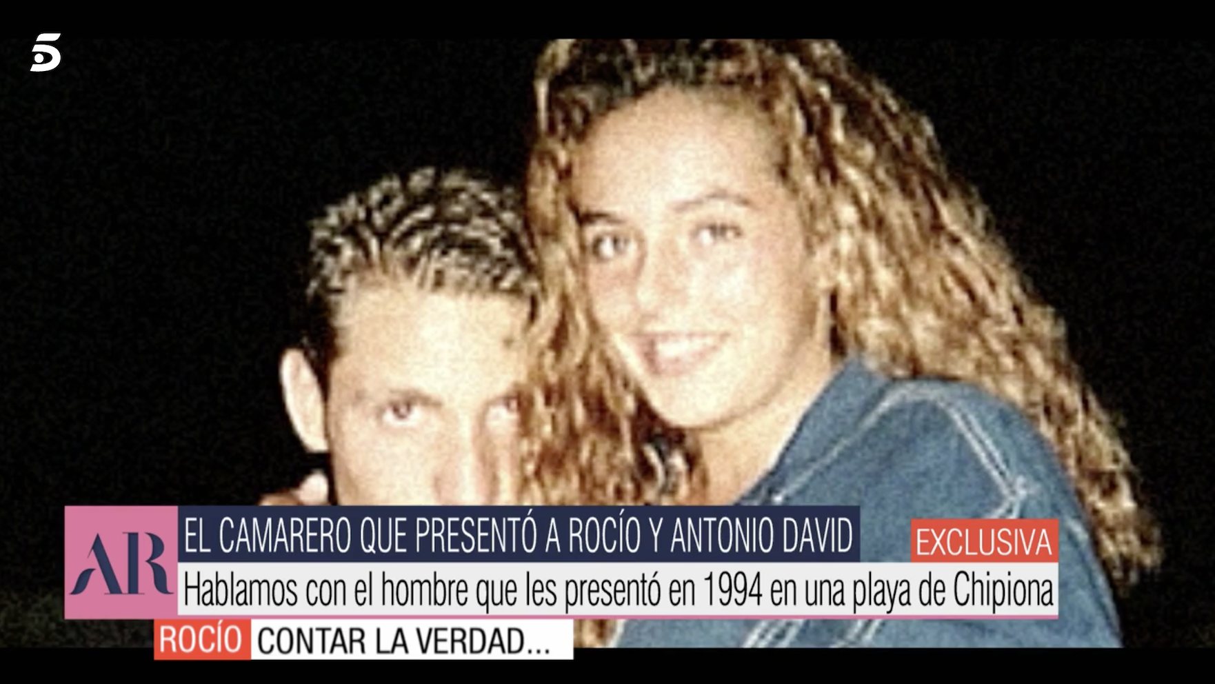 Antonio David Flores y Rocío Carrasco se conocieron en el verano de 1994/ Foto: telecinco.es