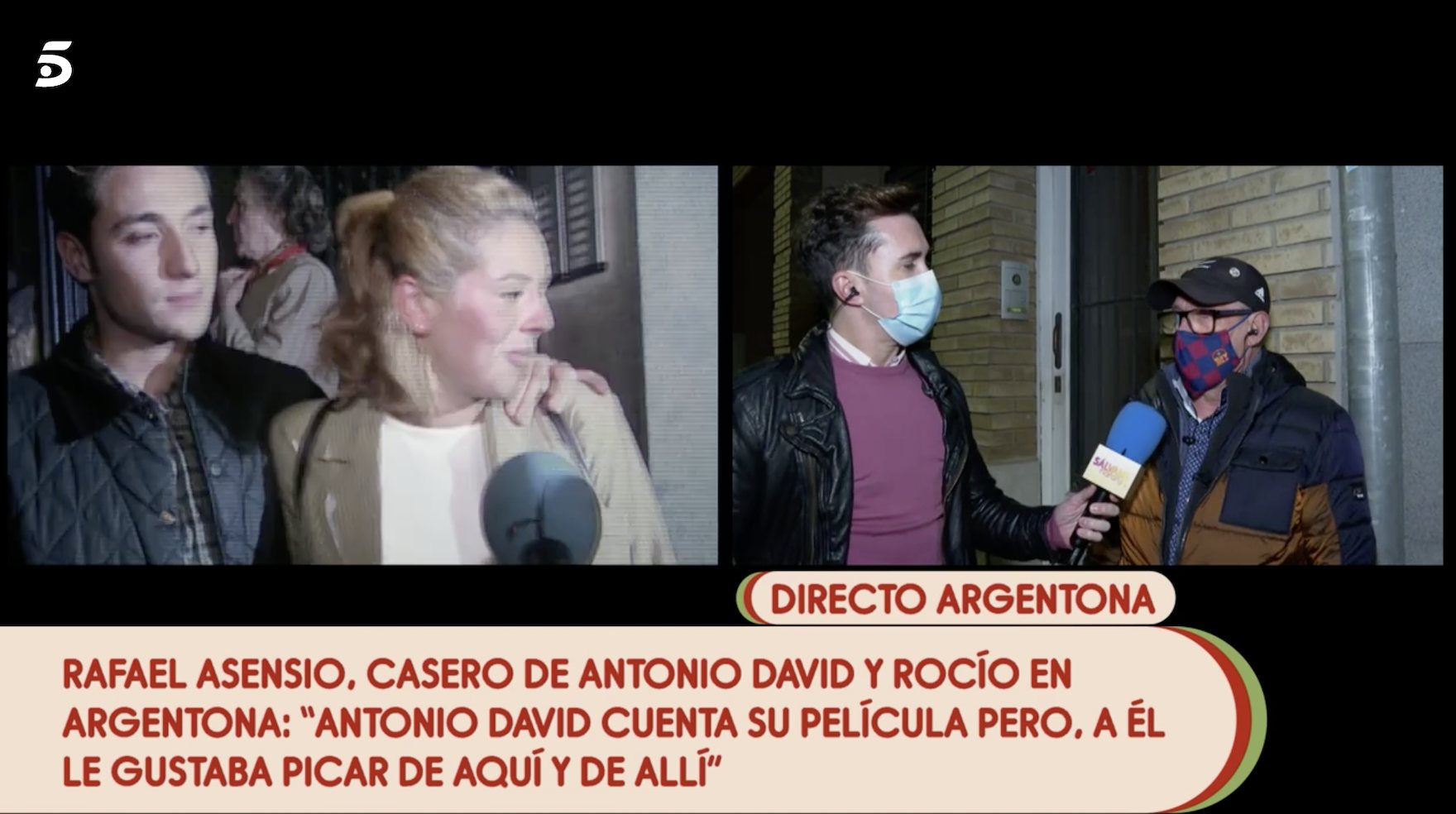 El casero de Antonio David Flores habla de su vida en Argentona en 'Sálvame'/ Foto: telecinco.es