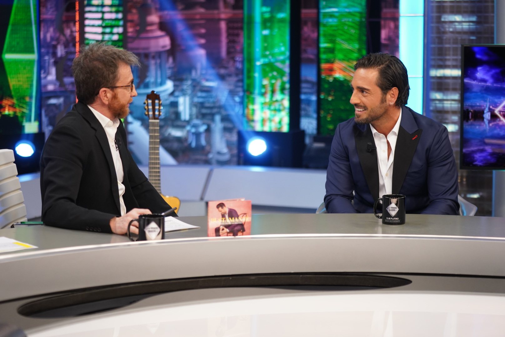 David Bustamante, en el plató de 'El Hormiguero' con Pablo Motos/ Foto: Antena 3