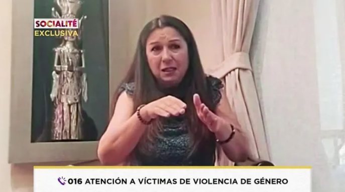 Cristina Cárdenas habla con 'Socialité'/ Foto: telencinco.es