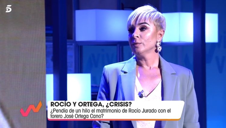 Ana María Aldón hablando de la docuserie de Rocío Carrasco / Telecinco.es