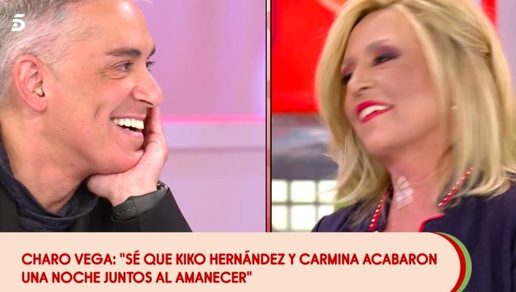 Lydia Lozano afirma que a Carmina le gustaba Kiko Hernández. / Foto: telecinco.es