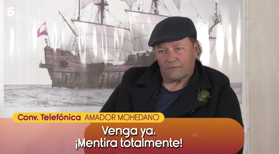 Amador Mohedano asegura que lo que se está contando en 'Sálvame' es mentira | Foto: Telecinco.es