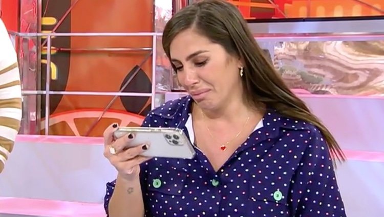 Anabel Pantoja llora al ver a su novio | Foto: telecinco.es