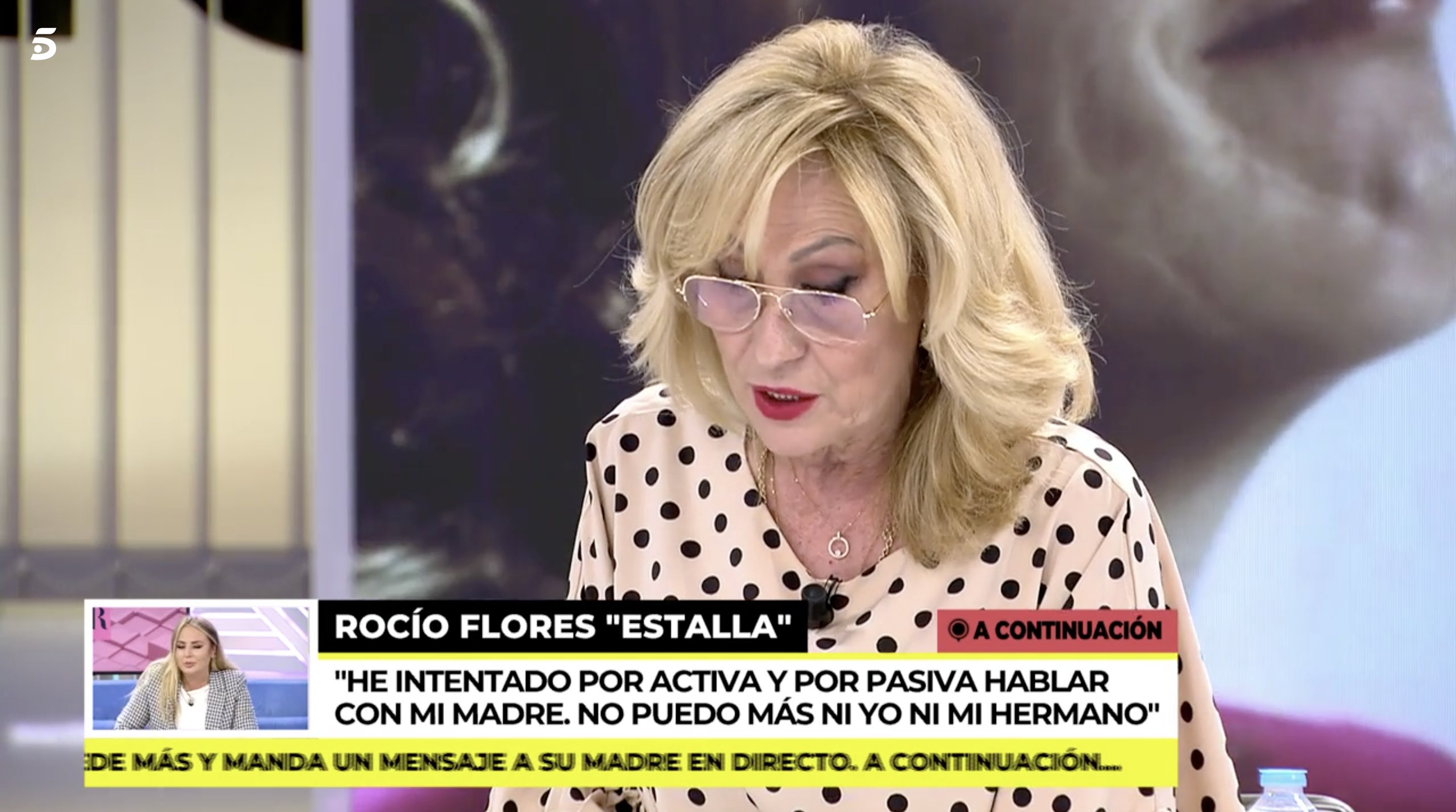 Rosa Benito asegura que Rocío Carrasco nunca hizo noche con Rocio Jurado en Houston | Foto: Telecinco.es