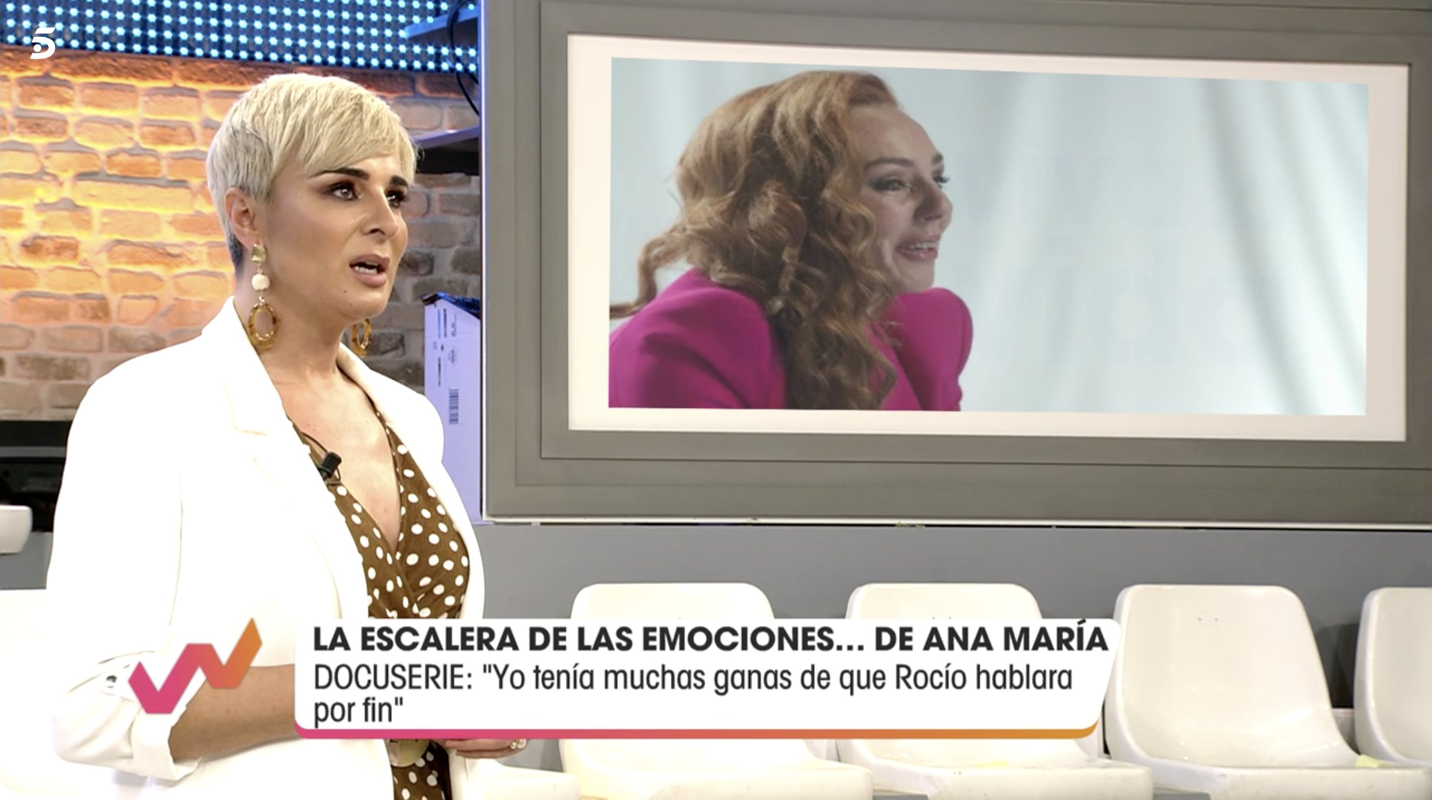 Ana María Aldón, muy empática con las palabras de Rocío Carrasco | Foto: Telecinco.es