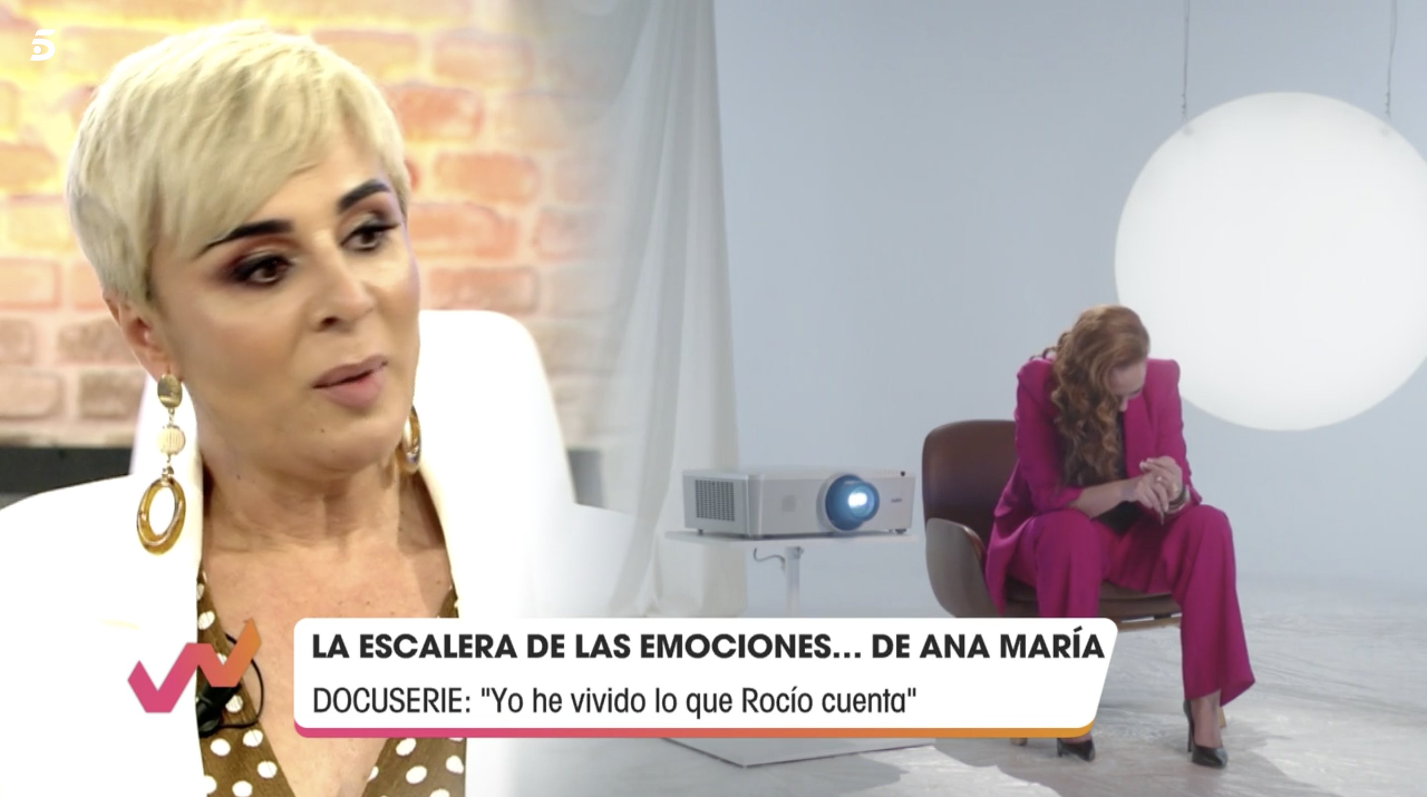 Ana María Aldón reconoce que la serie documental le produce tristeza | Foto: Telecinco.es