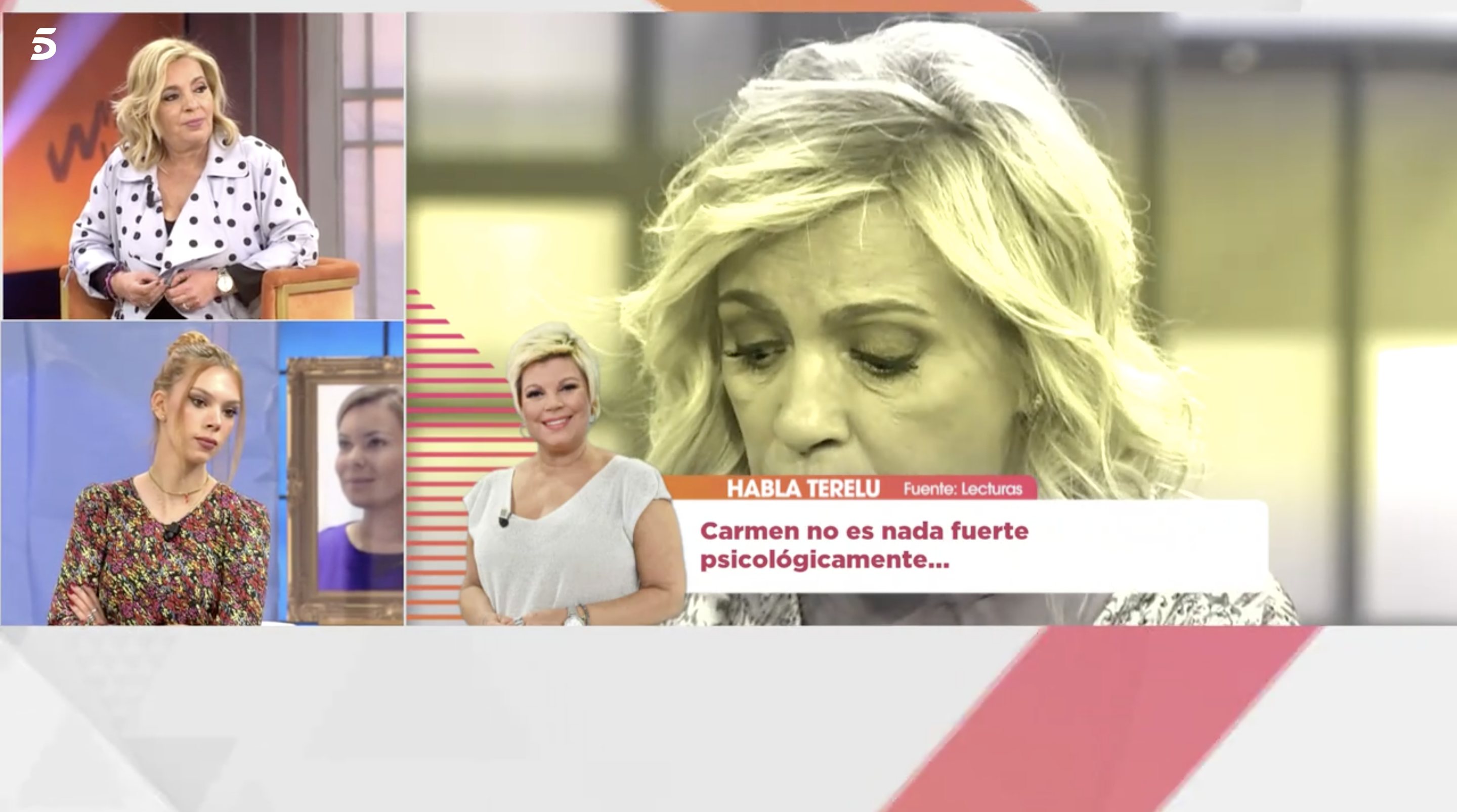 Terelu habló de Carmen Borrego en su última entrevista | Foto: Telecinco.es