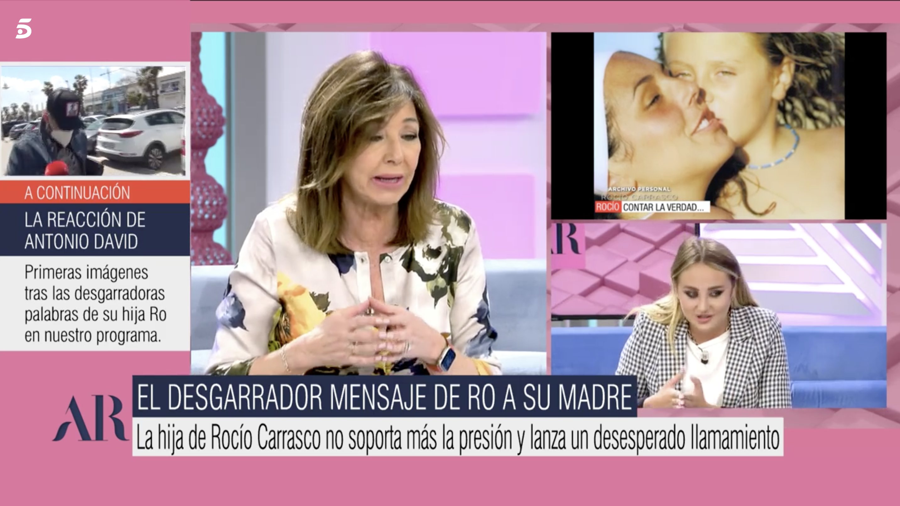 Ana Rosa Quintana, indignada con las críticas a Rocío Flores | Foto: Telecinco.es