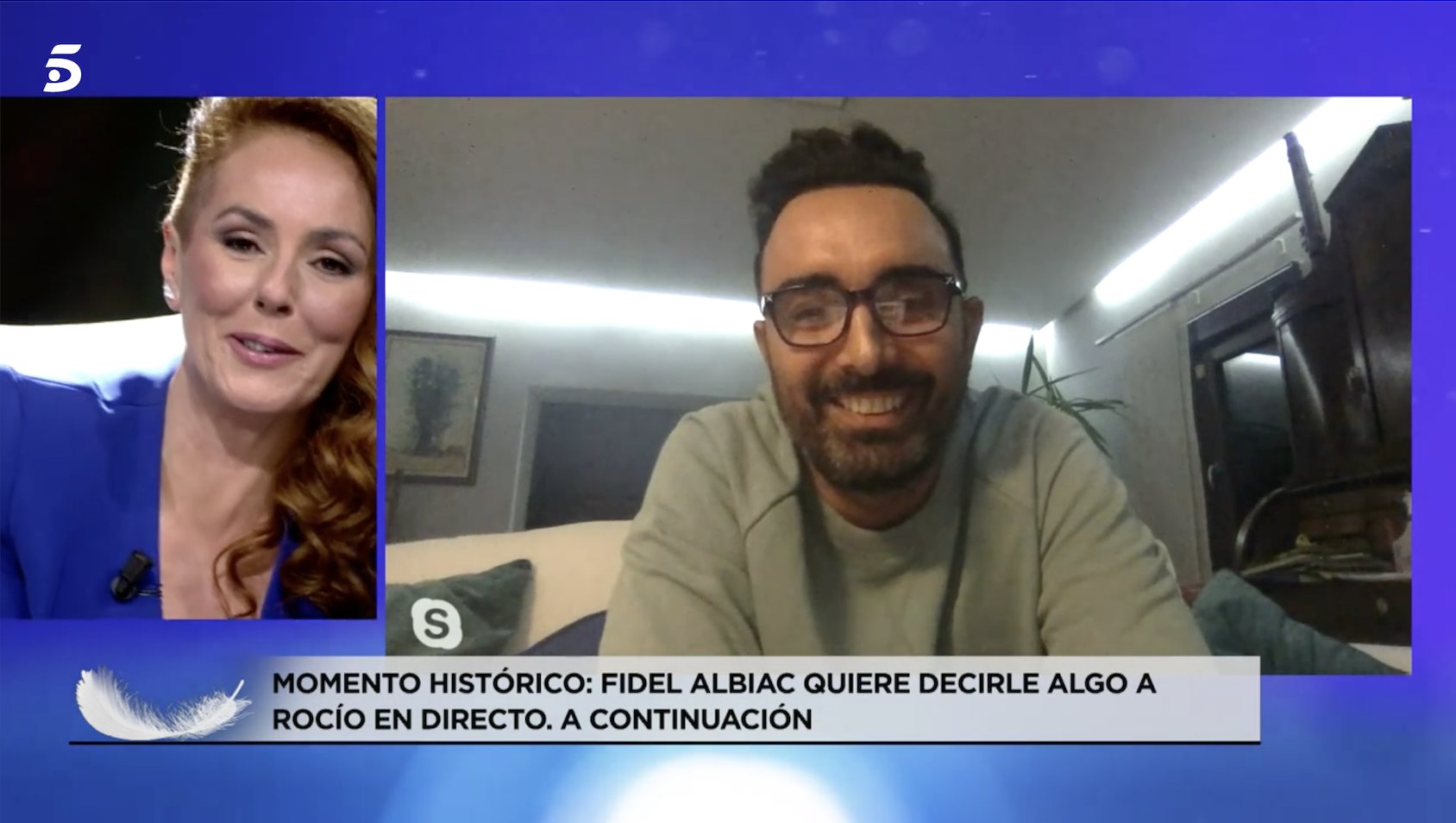 Fidel Albiac cuenta cómo ha vivido la historia de Rocío Carrasco/ Foto: telecinco.es