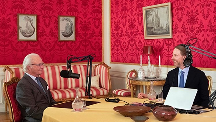 El Rey de Suecia en la entrevista que concedió a Kristoffer Triumf