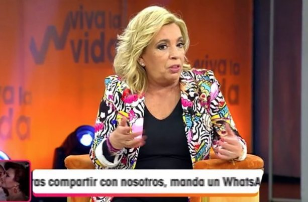 Carmen Borrego hablando de Rocío Carrasco en 'Viva la Vida'/ Foto: telecinco.es