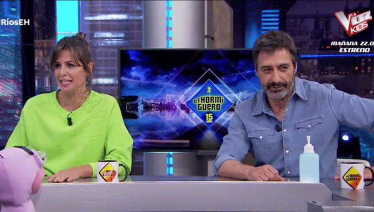 Nuria Roca y Juan del Val en el debate de 'El Hormiguero' | Foto: Antena 3