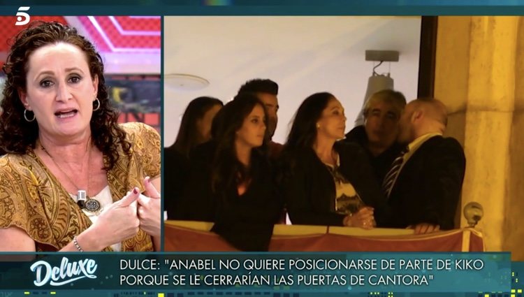Dulce habla de Anabel Pantoja | Foto: telecinco.es