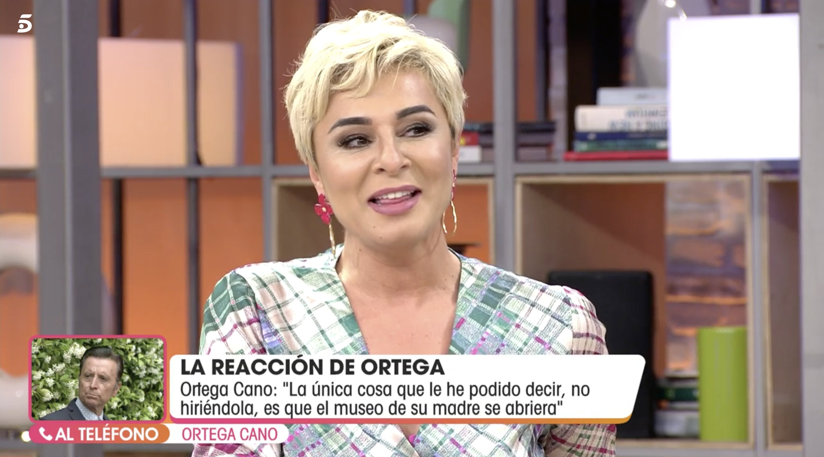 Ana María Aldón fue la encargada de sacar el tema en la conversación | Foto: Telecinco.es