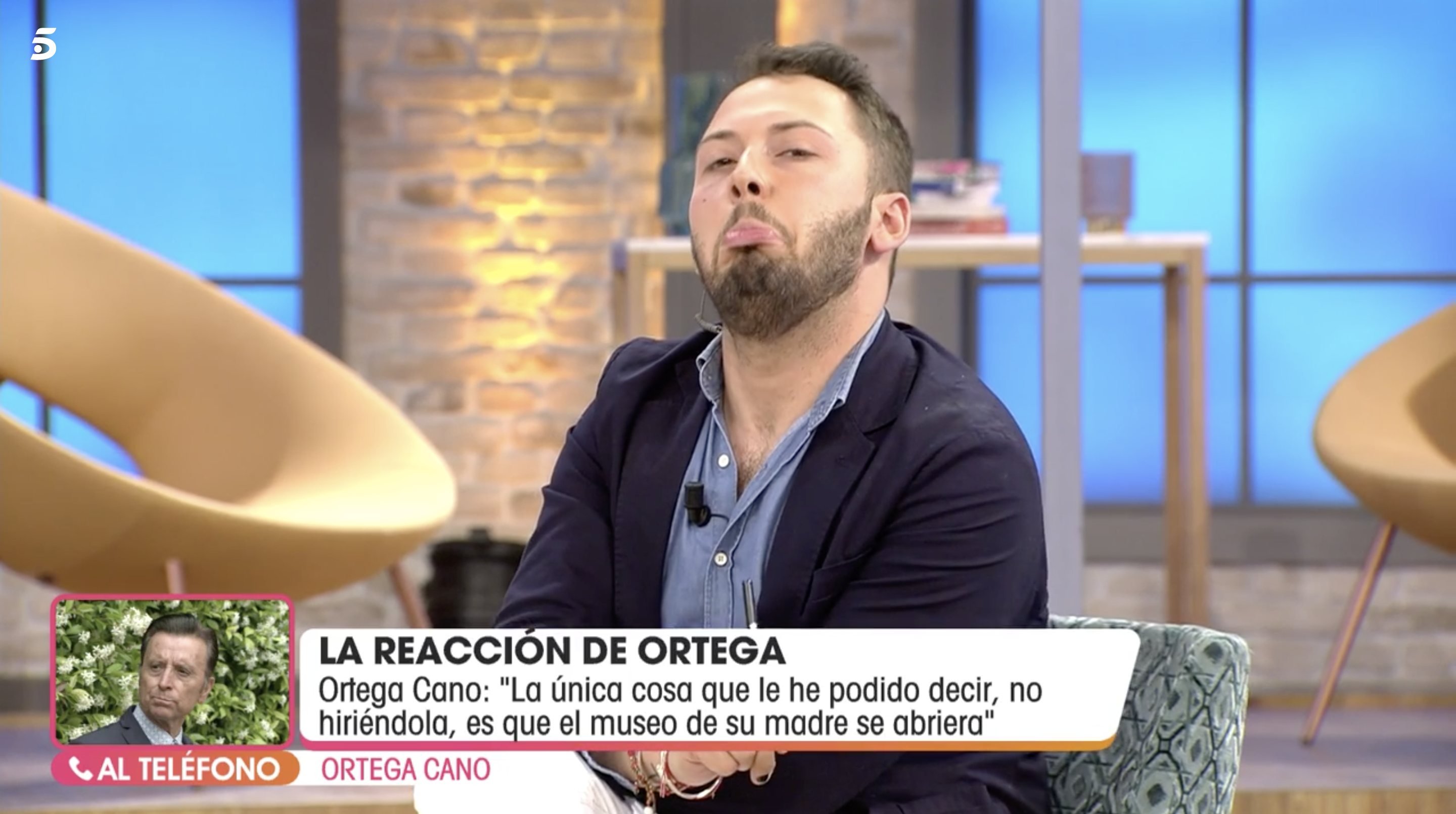 Avilés, sorprendido por las palabras de Ortega Cano | Foto: Telecinco.es